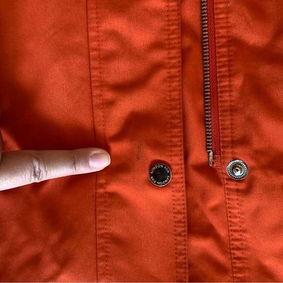 London Fog Orange Rain Jacket - Picture 6 of 15